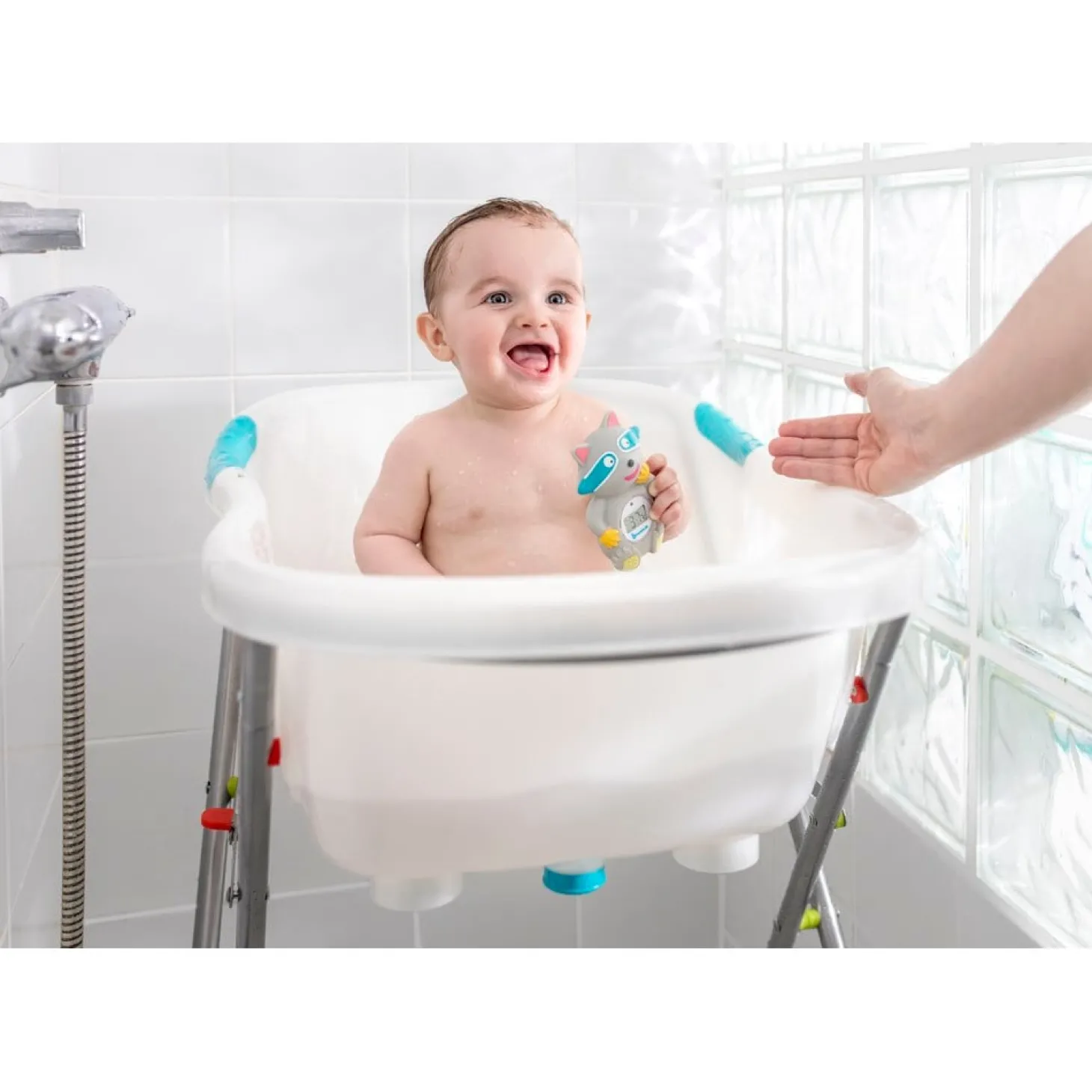 Badabulle Thermomètre de bain Racoon