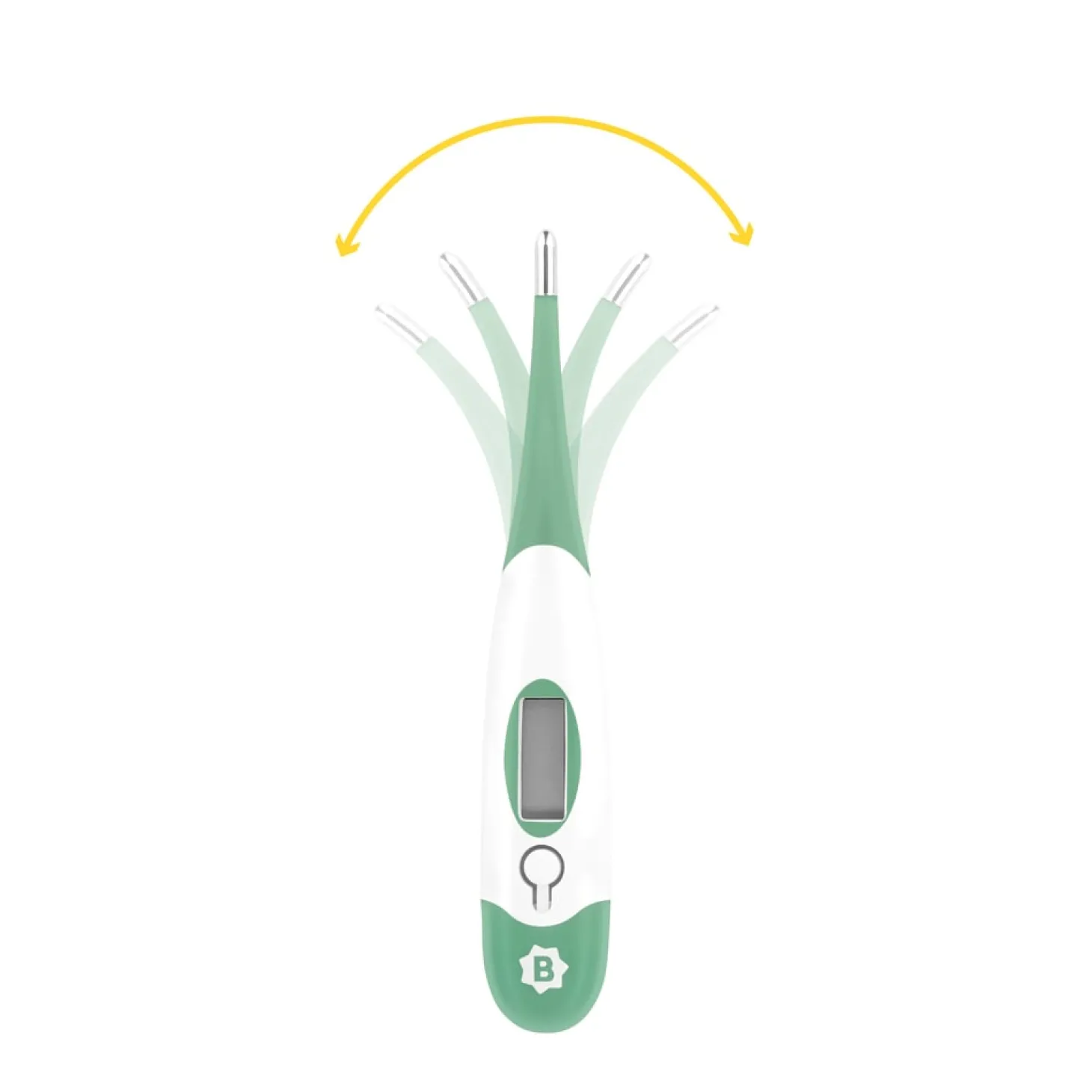 Badabulle Thermomètre embout souple Vert