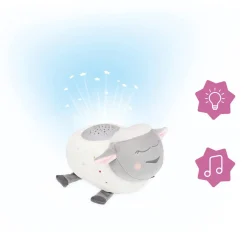 Badabulle Veilleuse mouton peluche Blanc