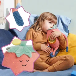 Badabulle Veilleuse peluche Barnabe Rose