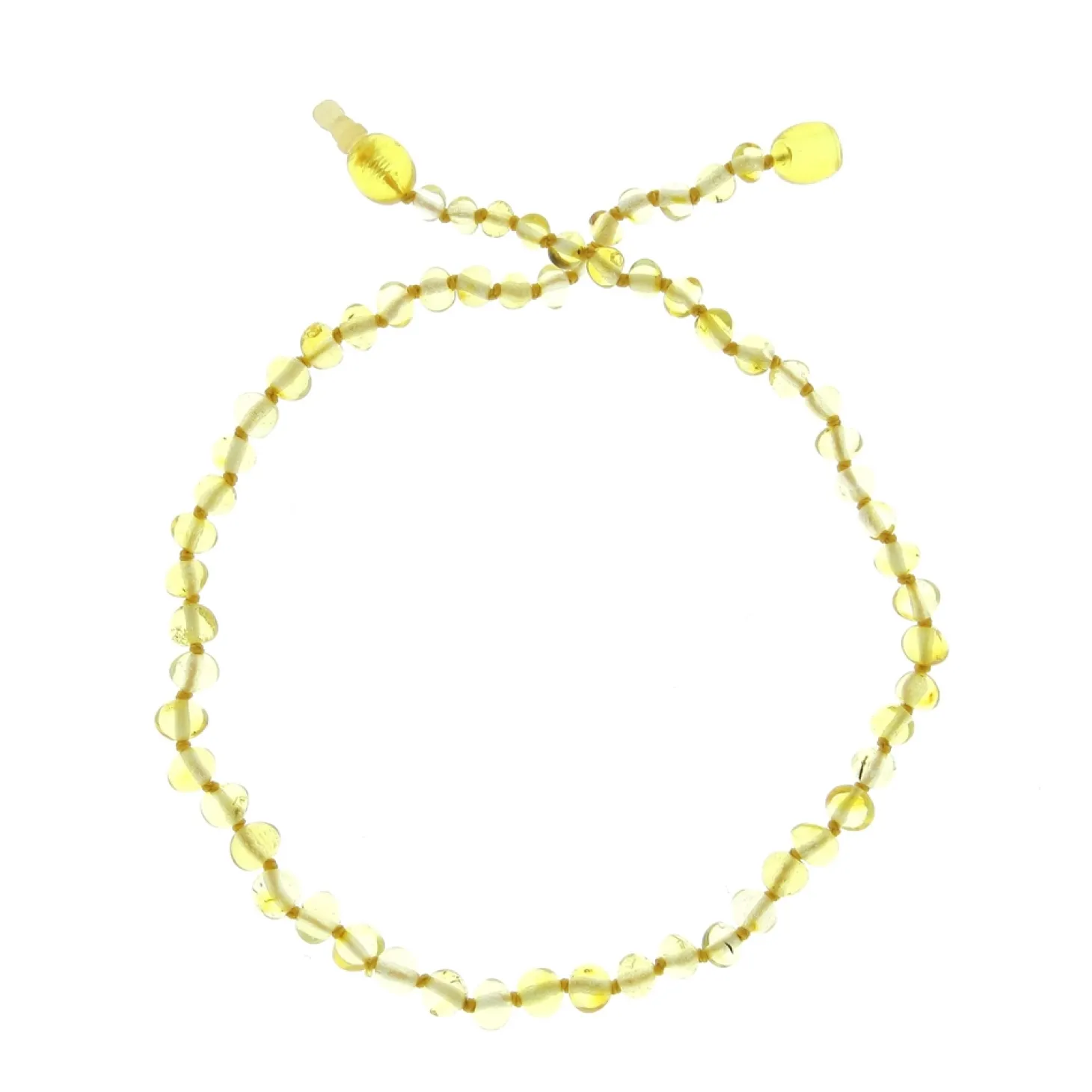 BalticWay Collier ambre Baltique - forme baroque Citrus