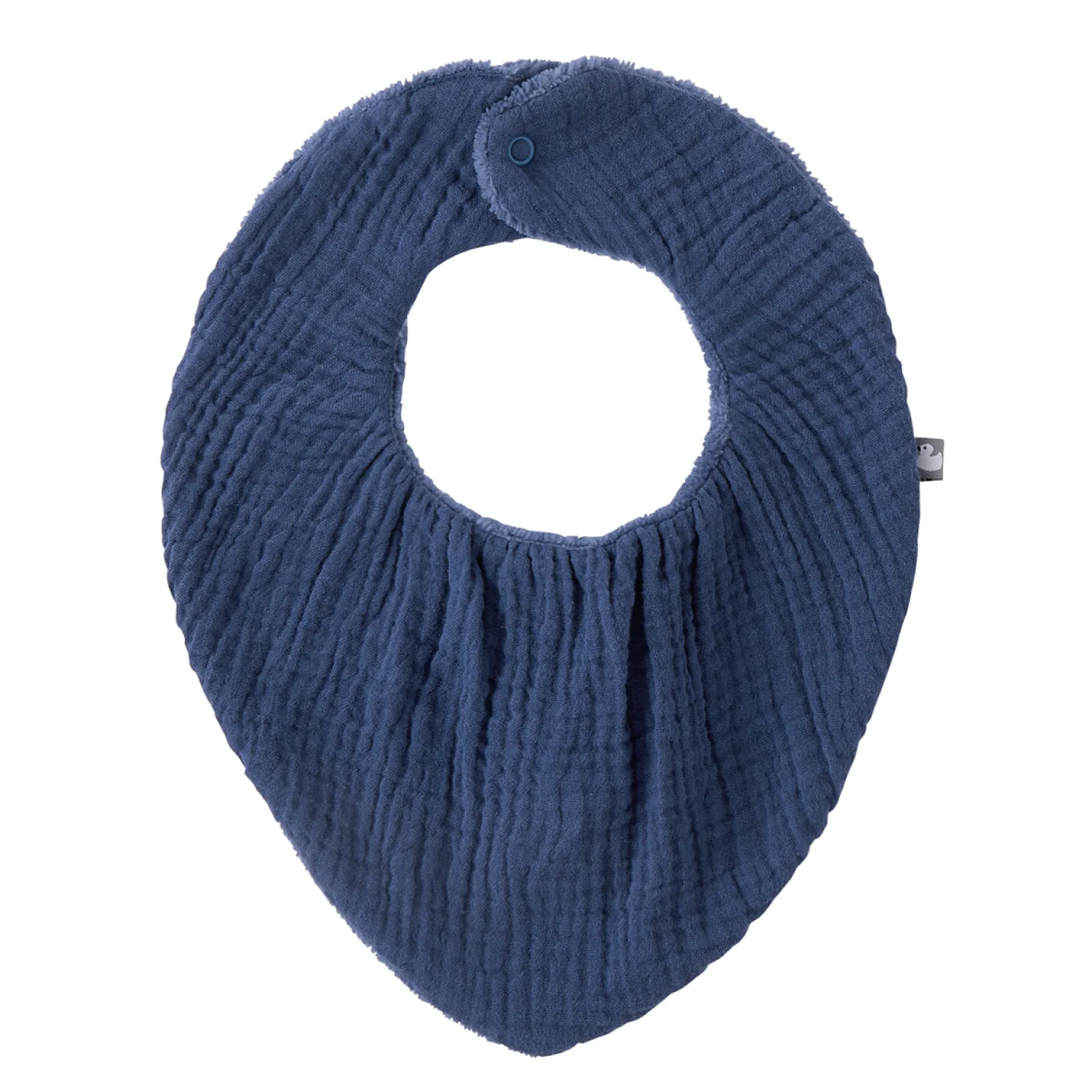 BB&Co Bavoir bandana bambou / gaze Indigo