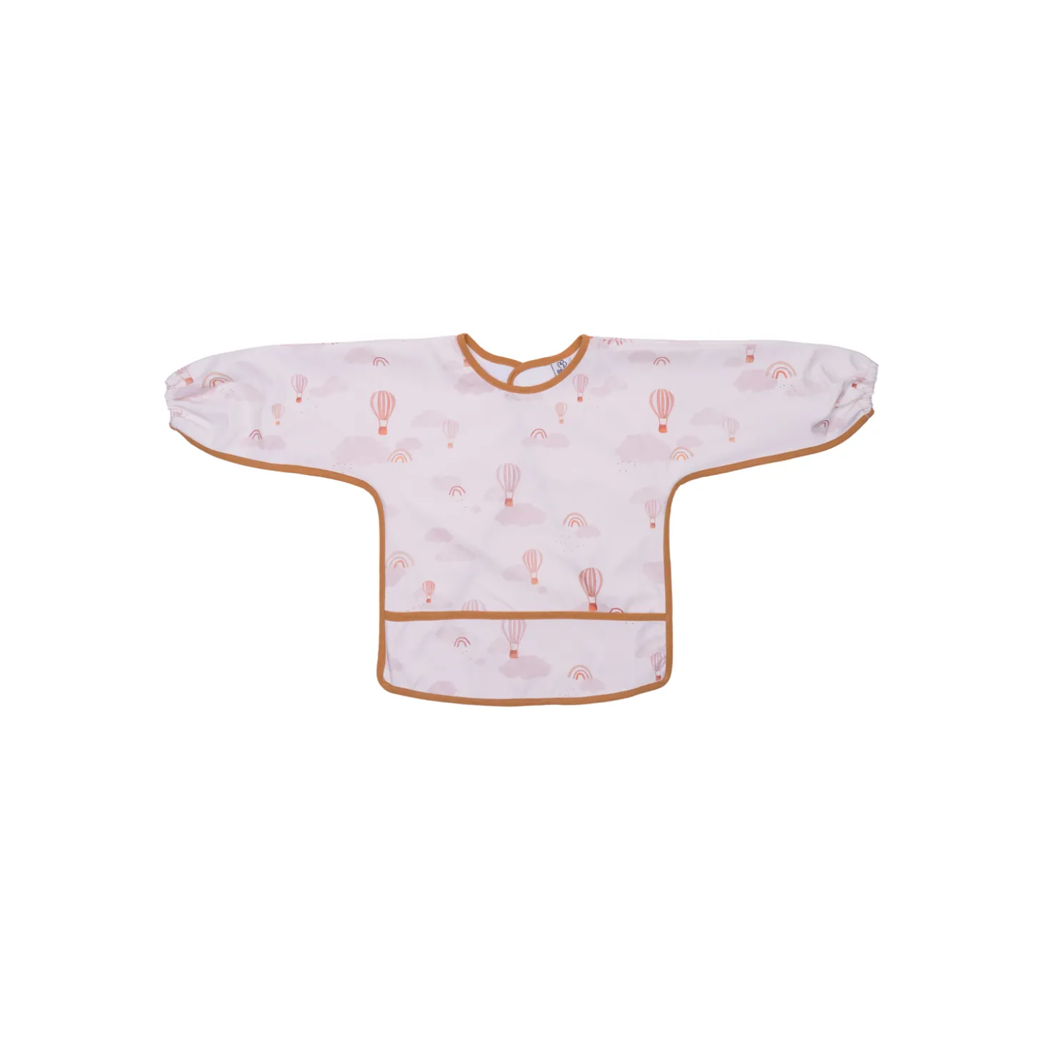 BB&Co Bavoir tablier tissu imperméable montgolfières Crème/ Camel