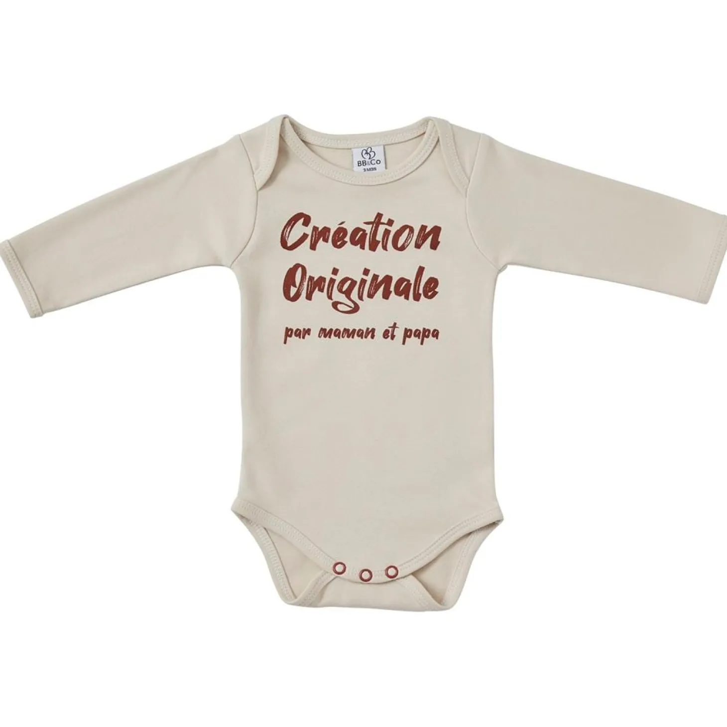 BB&Co Body manches longues "Création originale" Mixte