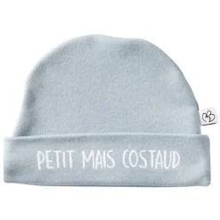 BB&Co                    Bonnet doublé coton "Petit mais costaud"    Garçon            Naissance