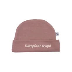 BB&Co                    Bonnet doublé pur coton Exemplaire unique    Mocha            Naissance