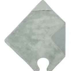 BB&Co Cape de bain Tablier en bambou Vert De Gris 100x100 cm