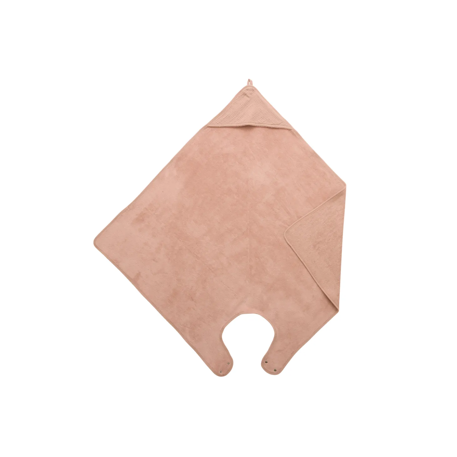 BB&Co Cape de bain Tablier en bambou Mocha 100x100 cm