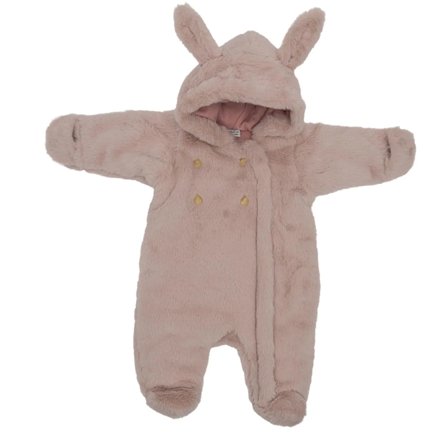 BB&Co Combi pilote lapin fausse fourrure angora Pétale