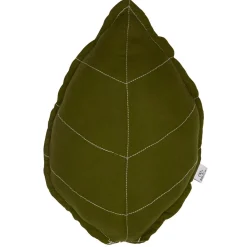 BB&Co Coussin déco forme feuille Caramel Forest