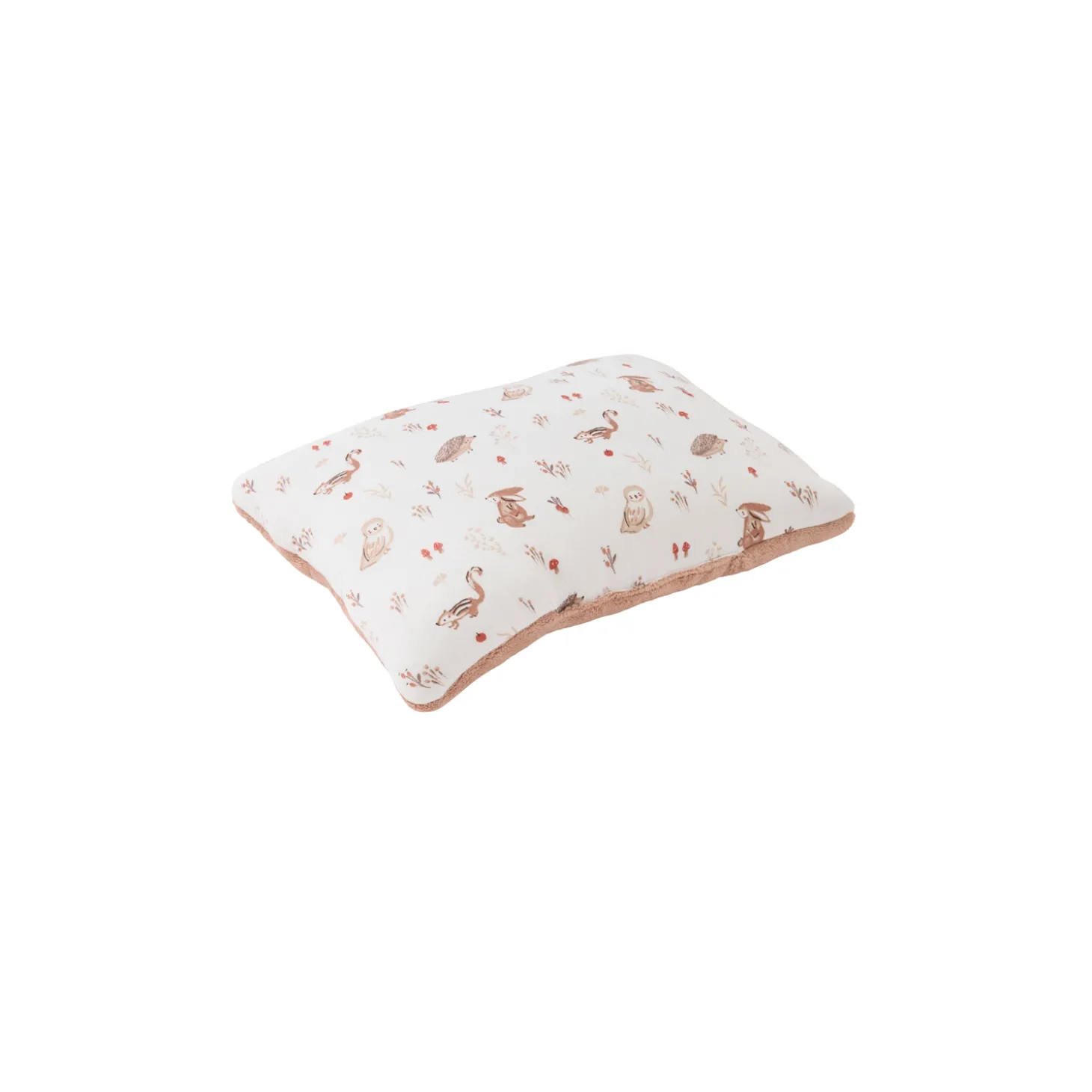 BB&Co Coussin déco microéponge bambou Cosy Forest Blanc/ Mocha 30x40 cm