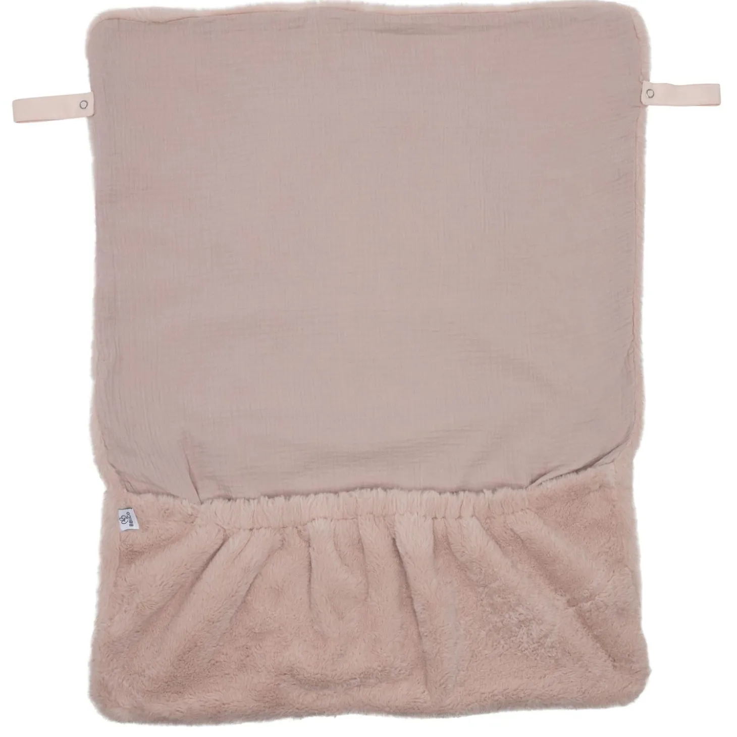 BB&Co Couverture nomade fausse fourrure angora Pétale