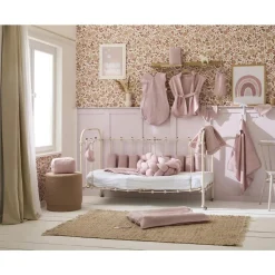 BB&Co Couverture peluche gaze & microfibre Mix&Match Pétale 70x100 cm