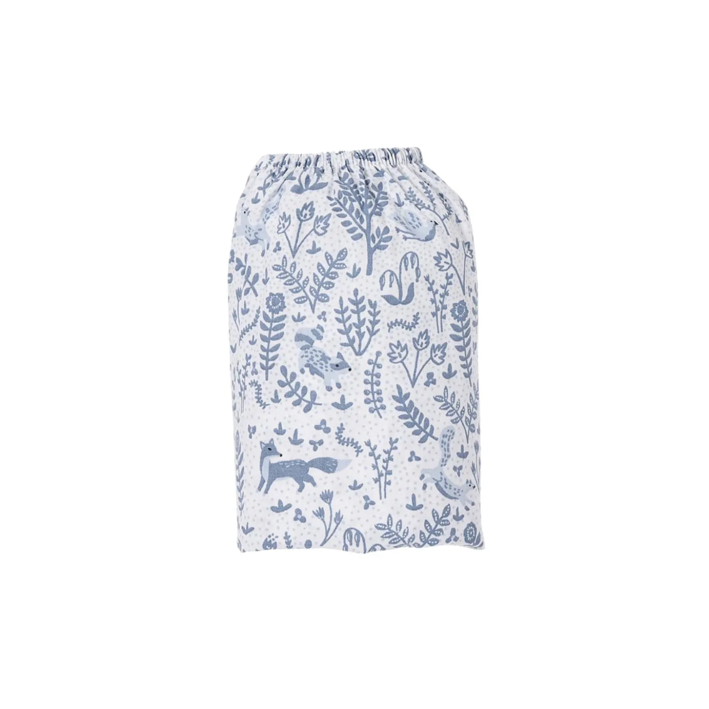 BB&Co Drap housse pour matelas Forêt Enchantée Blanc/ Bleu