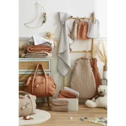 BB&Co Gigoteuse coton gaufré Latte 0-6 mois