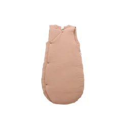 BB&Co                    Gigoteuse kimono ouatinée double gaze Mix&Match    Mocha