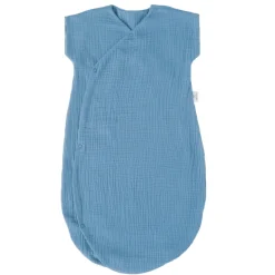 BB&Co                    Gigoteuse été kimono gaze de coton Mix & Match    Pierre Bleue            0-6 mois