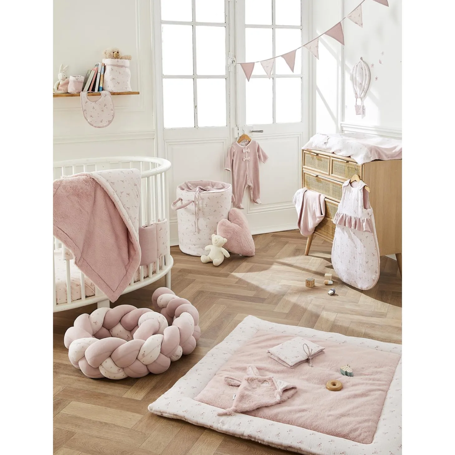 BB&Co Gigoteuse à volant Lovely Blossom Multicolore 0-6 mois