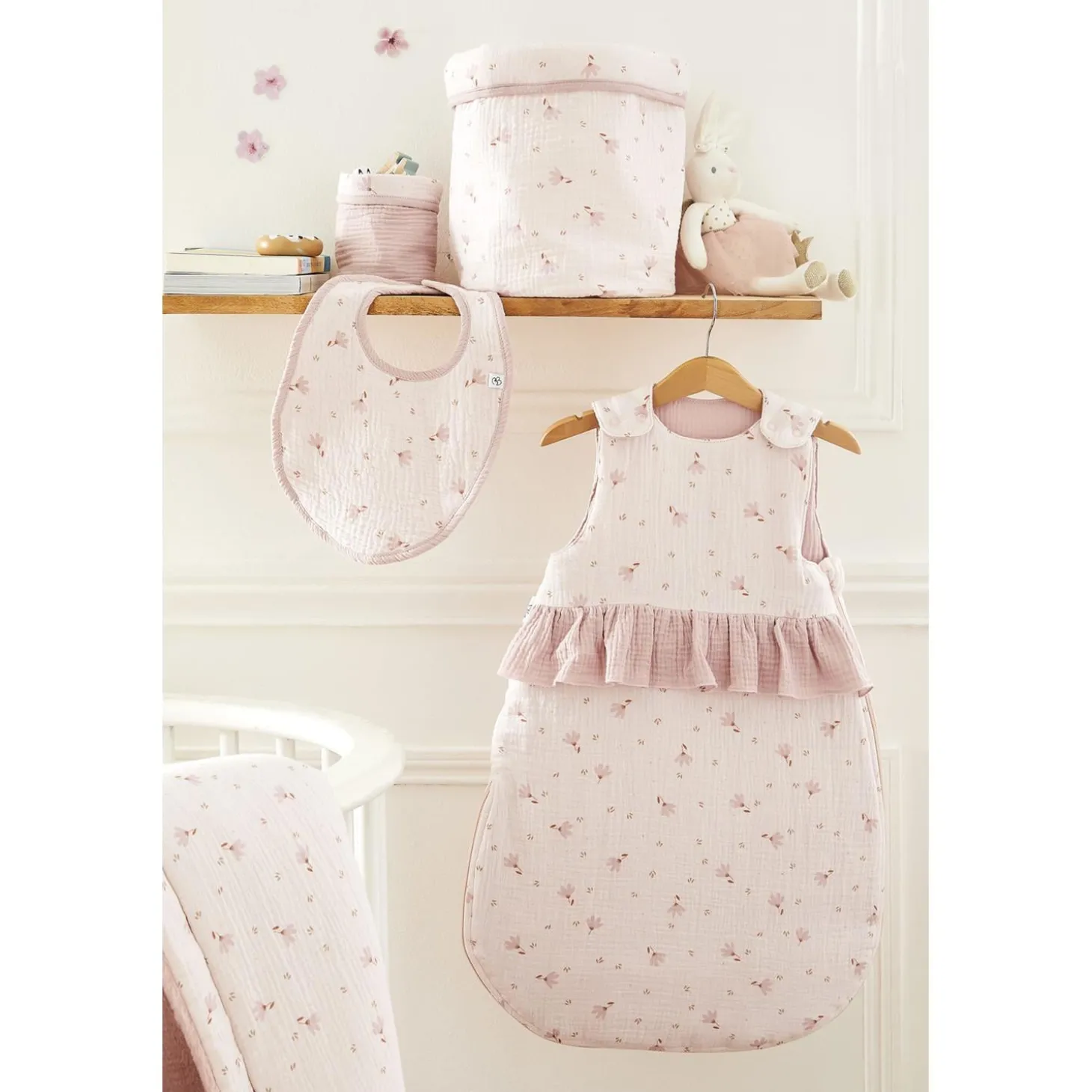 BB&Co Gigoteuse à volant Lovely Blossom Multicolore 0-6 mois