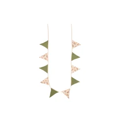 BB&Co                    Guirlande fanions coton Secret cottage    Fleurs/ Fougère            250 cm