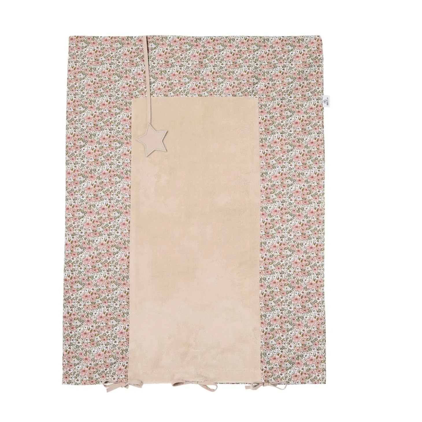 BB&Co Housse de matelas à langer Afternoon Tea Liberty/ Biscuit 60x80 cm