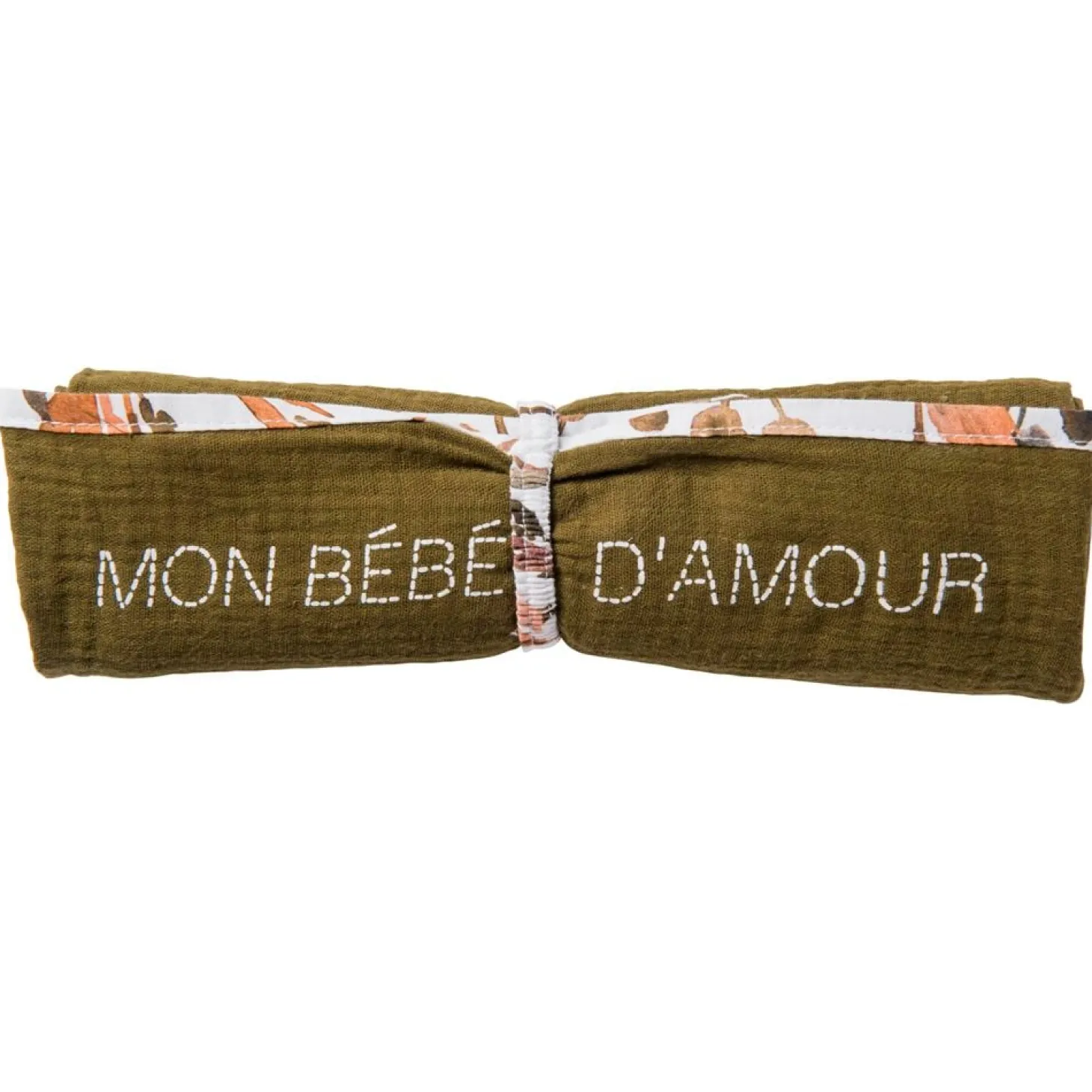 BB&Co Lange en double gaze de coton gaufré Caramel Forest 70X70 cm
