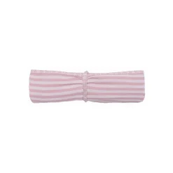 BB&Co                    Lange en double gaze de coton gaufré rayé    Vieux Rose            70x70 cm