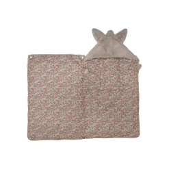 BB&Co                    Nid d’ange fausse fourrure doublé gaze    Liberty/ Beige            0-6 mois