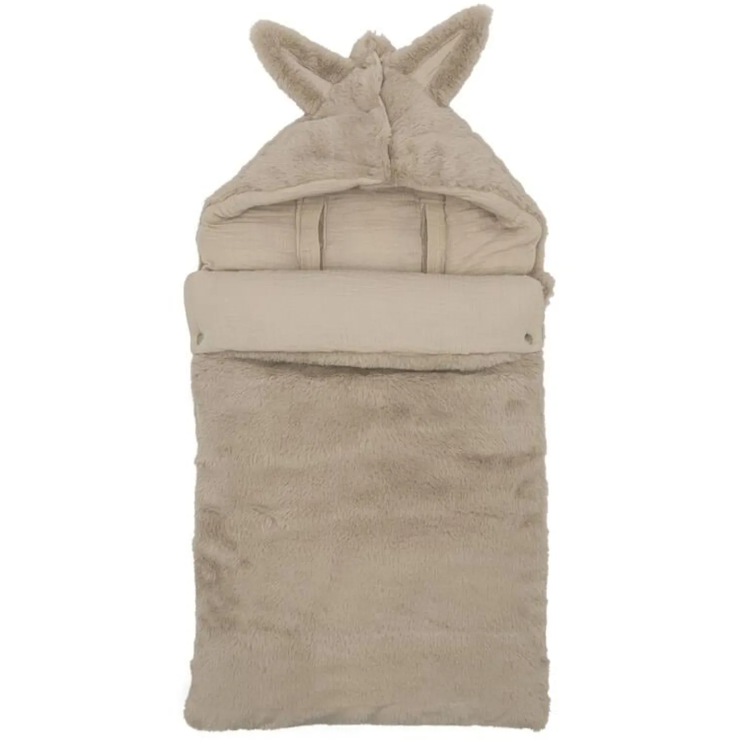 BB&Co Nid d’ange fausse fourrure angora Beige 0-6 mois
