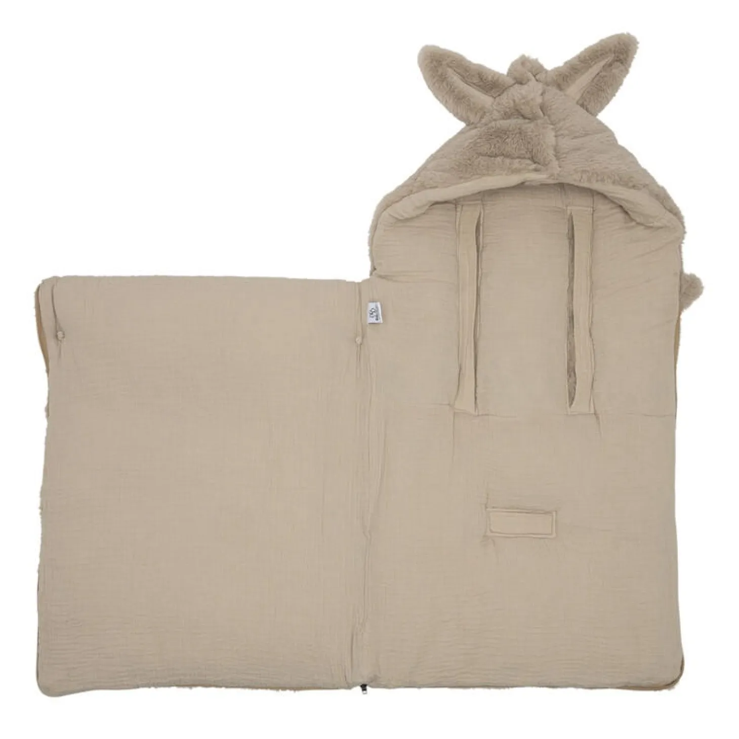 BB&Co Nid d’ange fausse fourrure angora Beige 0-6 mois