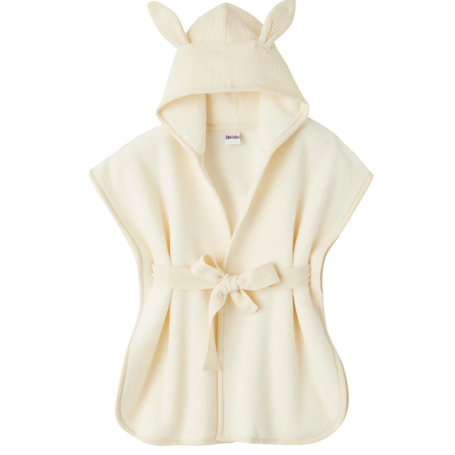 BB&Co Peignoir bambou et gaze de coton mousse de lait 2-4 ans