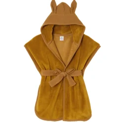 BB&Co                    Peignoir en éponge bambou et gaze de coton    Havane