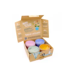 BB&Co                    4 pots de peinture doigts Cristal coffret Mika