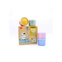 BB&Co                    4 pots de peinture doigts Cristal coffret Mika