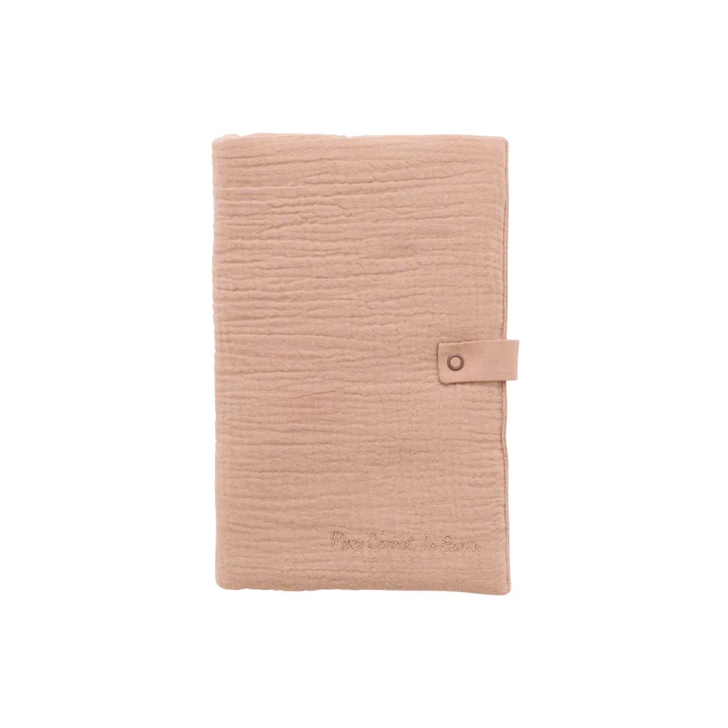 BB&Co Protège carnet de santé gaze de coton Mix&Match Mocha