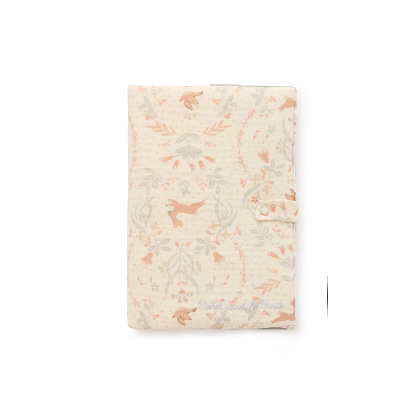 BB&Co Protège carnet de santé Jardin enchanté Vert De Gris