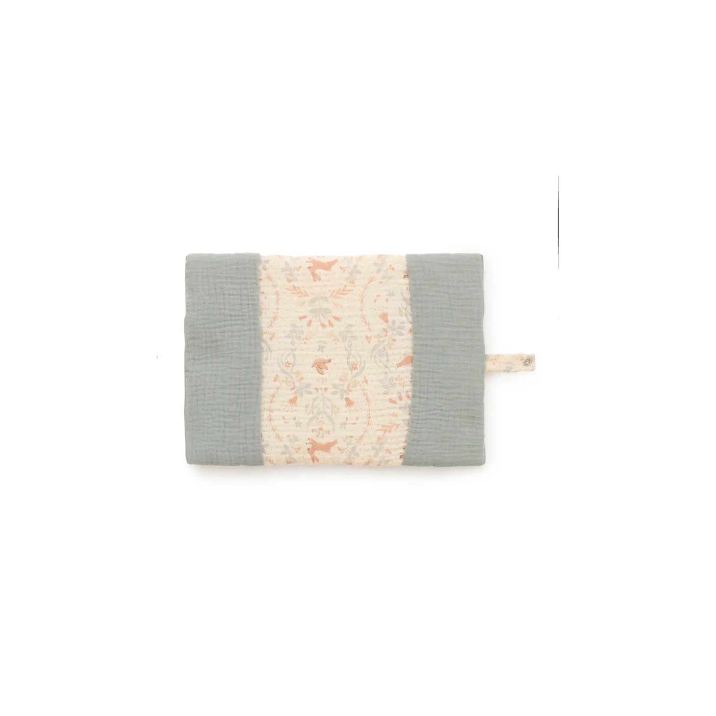 BB&Co Protège carnet de santé Jardin enchanté Vert De Gris