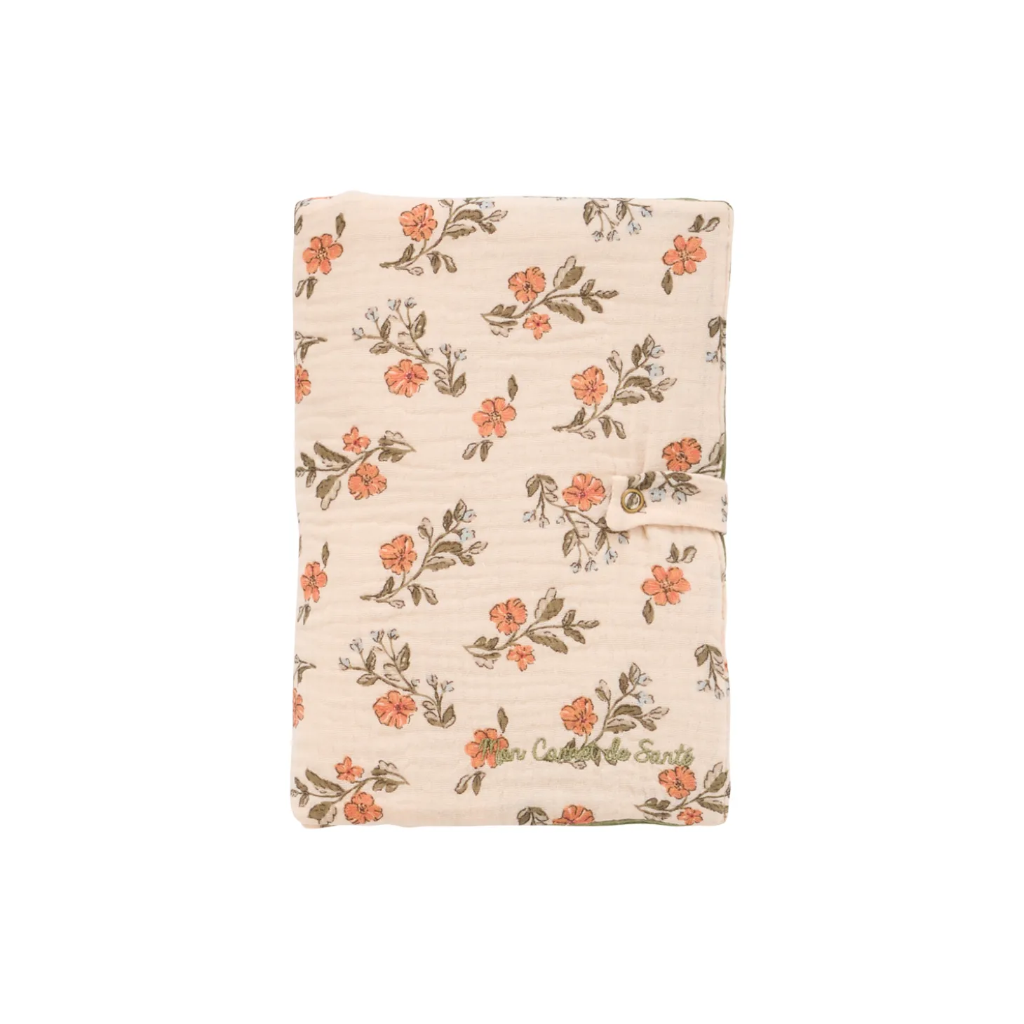 BB&Co Protège carnet de santé Secret cottage Fleurs/ Fougère