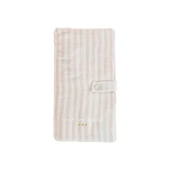 BB&Co                    Protège livret de famille rayé avec poche photo    Vert De Gris