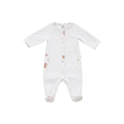 BB&Co                    Pyjama Dorsbien en velours Cosy Forest    Blanc/ Mocha