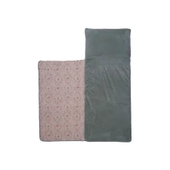 BB&Co Sac de couchage enfant pliable jardin enchanté Écru/ Vert De Gris 50 x 120 cm