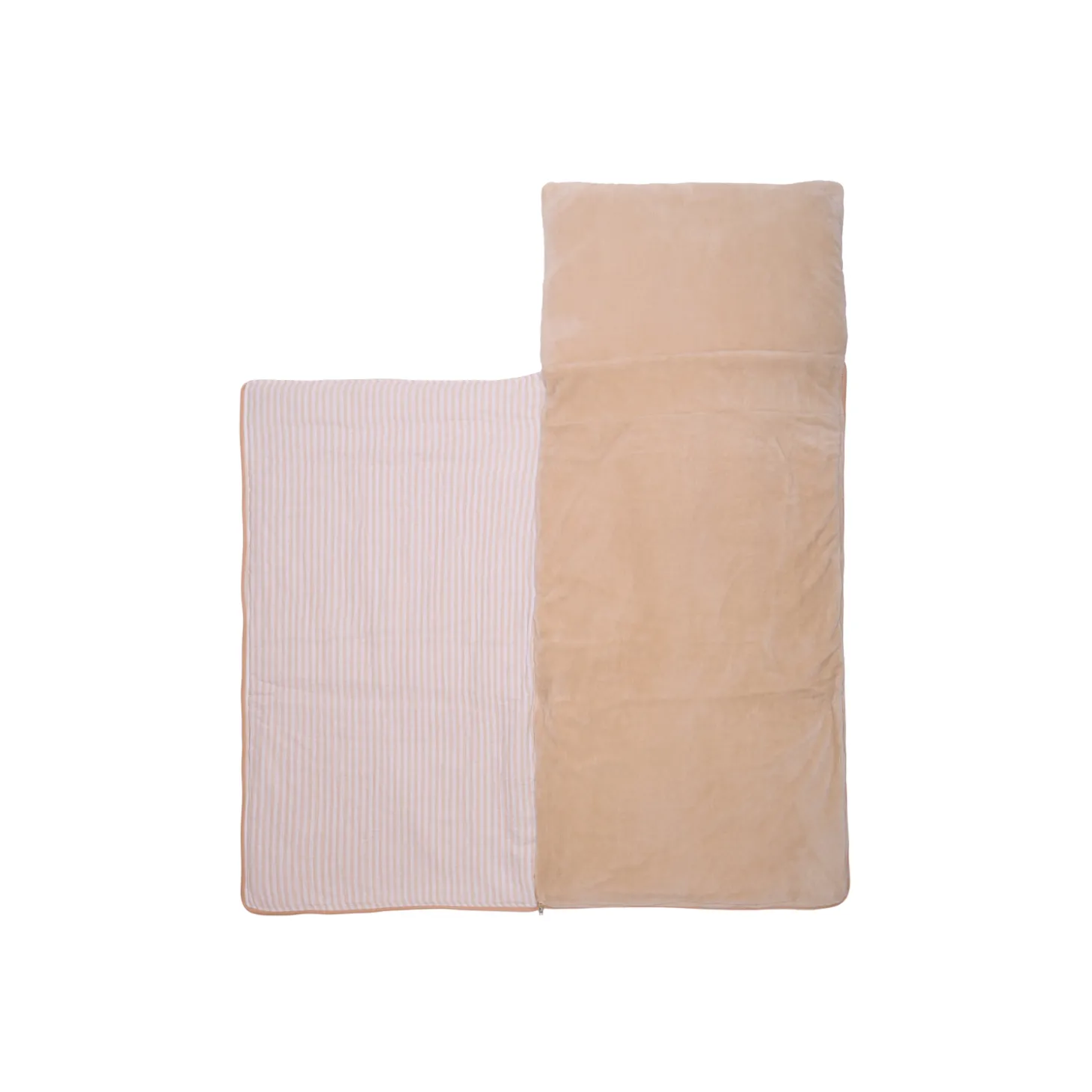 BB&Co Sac de couchage enfant pliable & nomade rayé Galet 50 x 120 cm