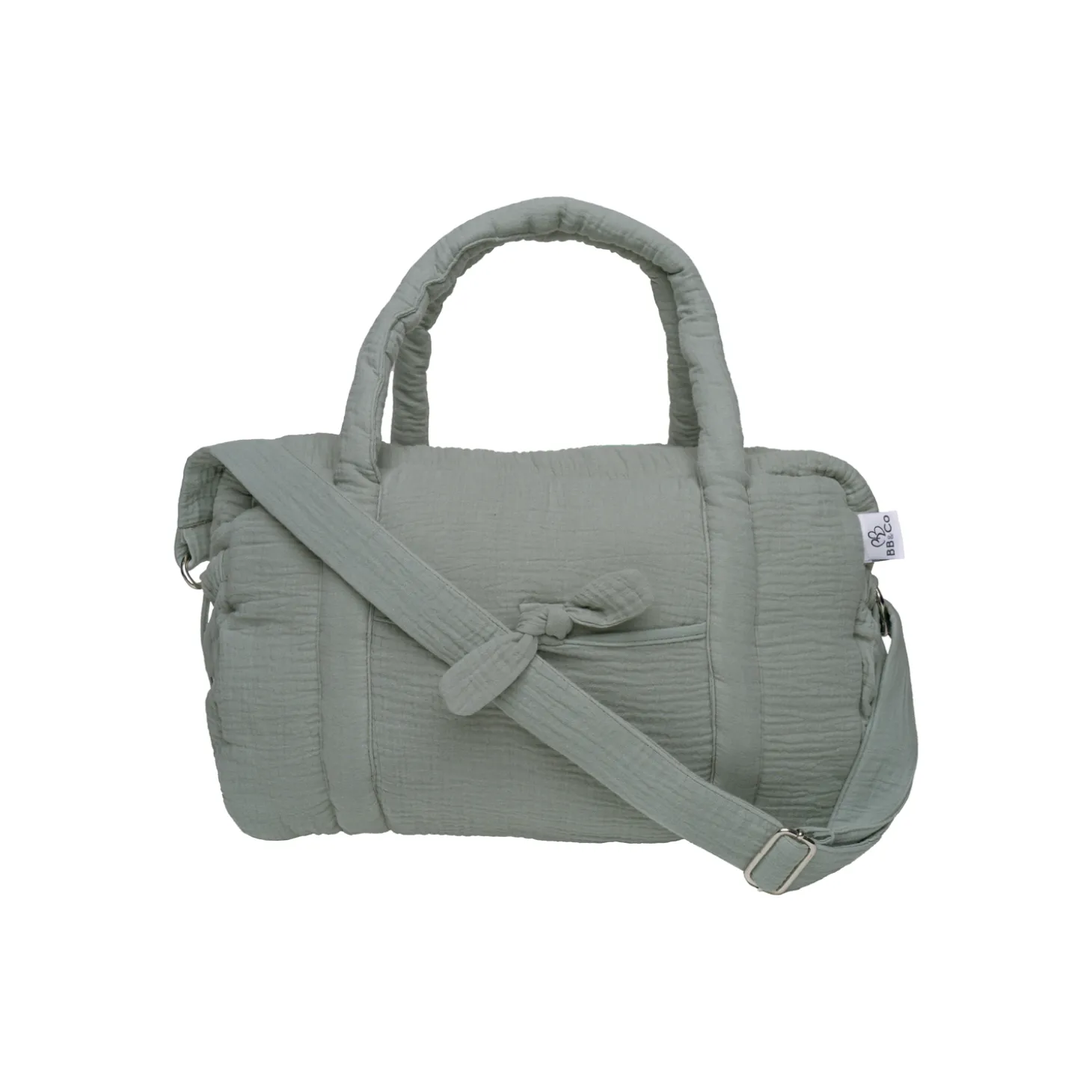 BB&Co Sac à langer en gaze de coton Vert De Gris