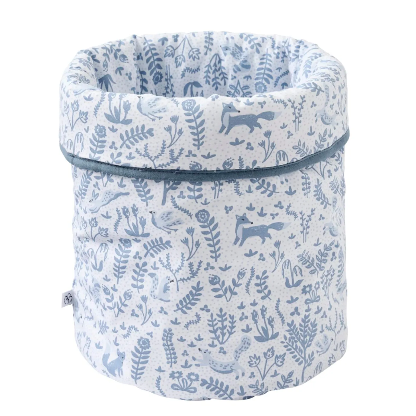 BB&Co Set Corbeilles de rangement Forêt Enchantée Blanc/ Bleu