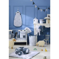 BB&Co Set Corbeilles de rangement Forêt Enchantée Blanc/ Bleu