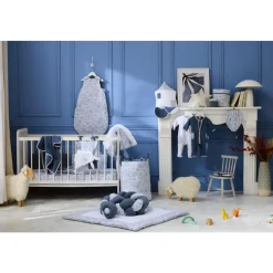 BB&Co Set Corbeilles de rangement Forêt Enchantée Blanc/ Bleu