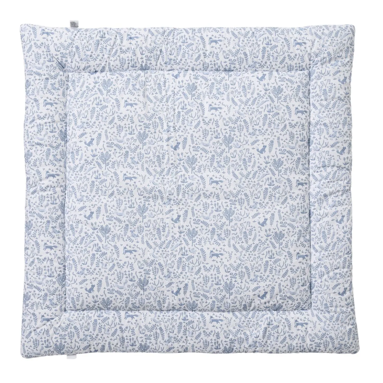 BB&Co Tapis de jeu /fond de parc Forêt Enchantée Blanc/ Bleu 100x100 cm