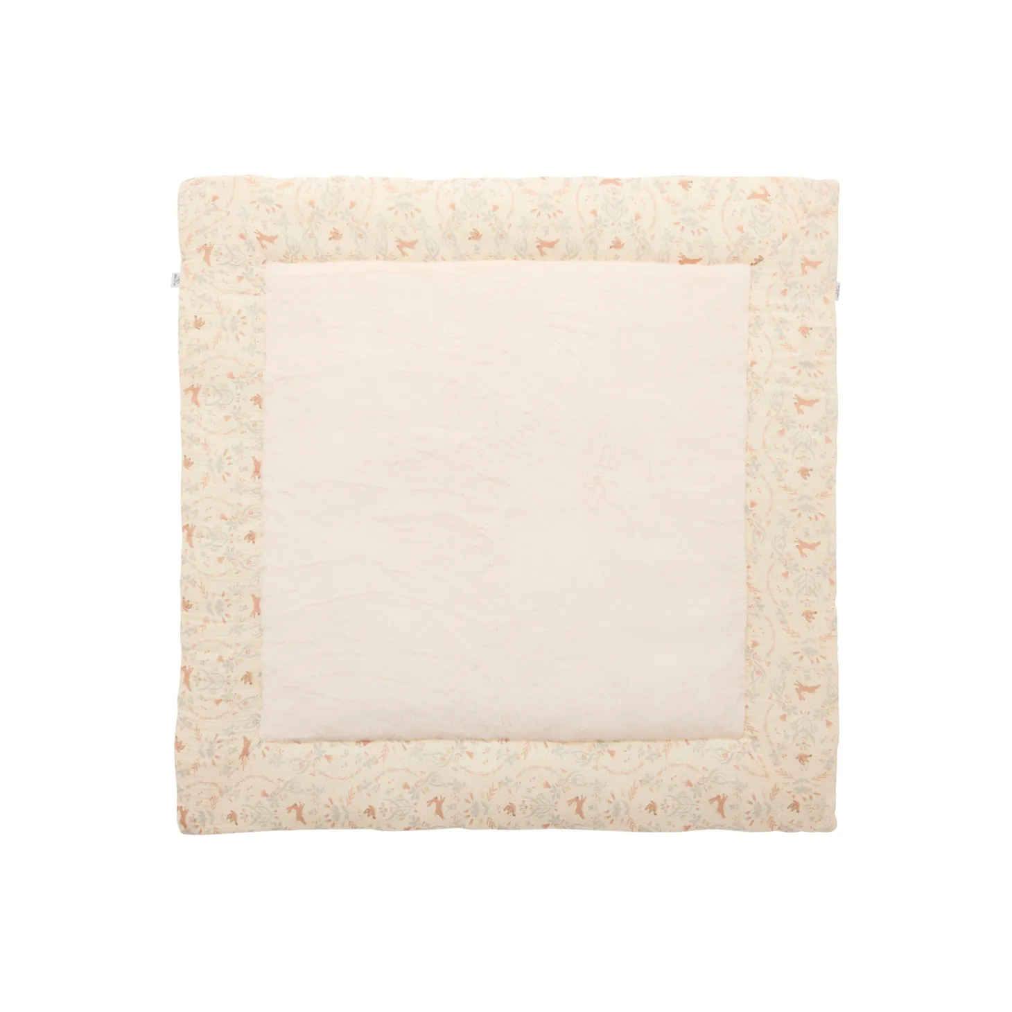 BB&Co Tapis de jeu /fond de parc Jardin enchanté Ivoire 100x100 cm