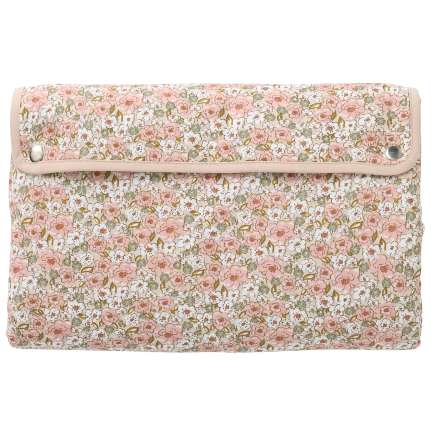 BB&Co Tapis à langer nomade imprimé liberty Liberty / Biscuit