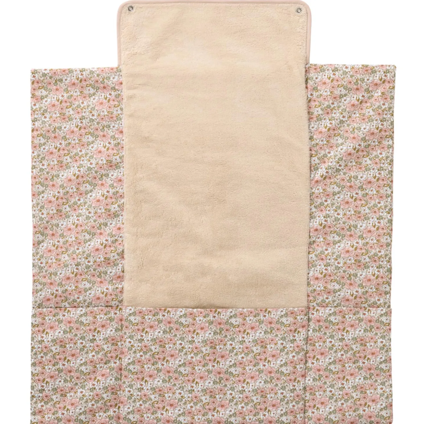 BB&Co Tapis à langer nomade imprimé liberty Liberty / Biscuit